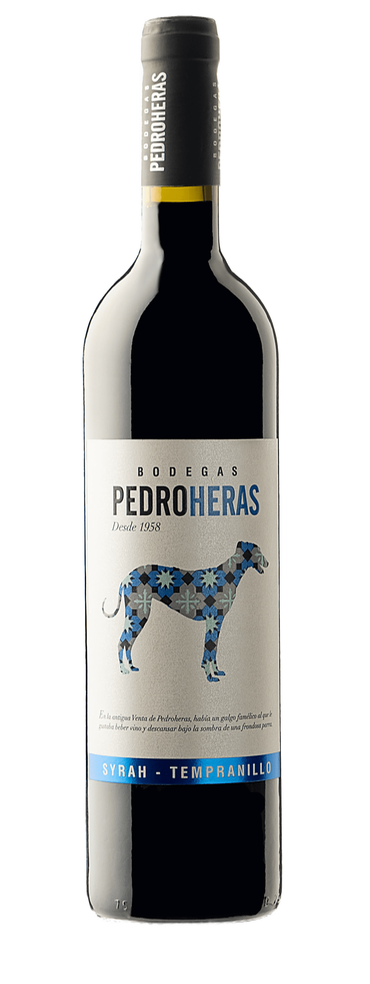 Botella Pedroheras Syrah-Tempranillo