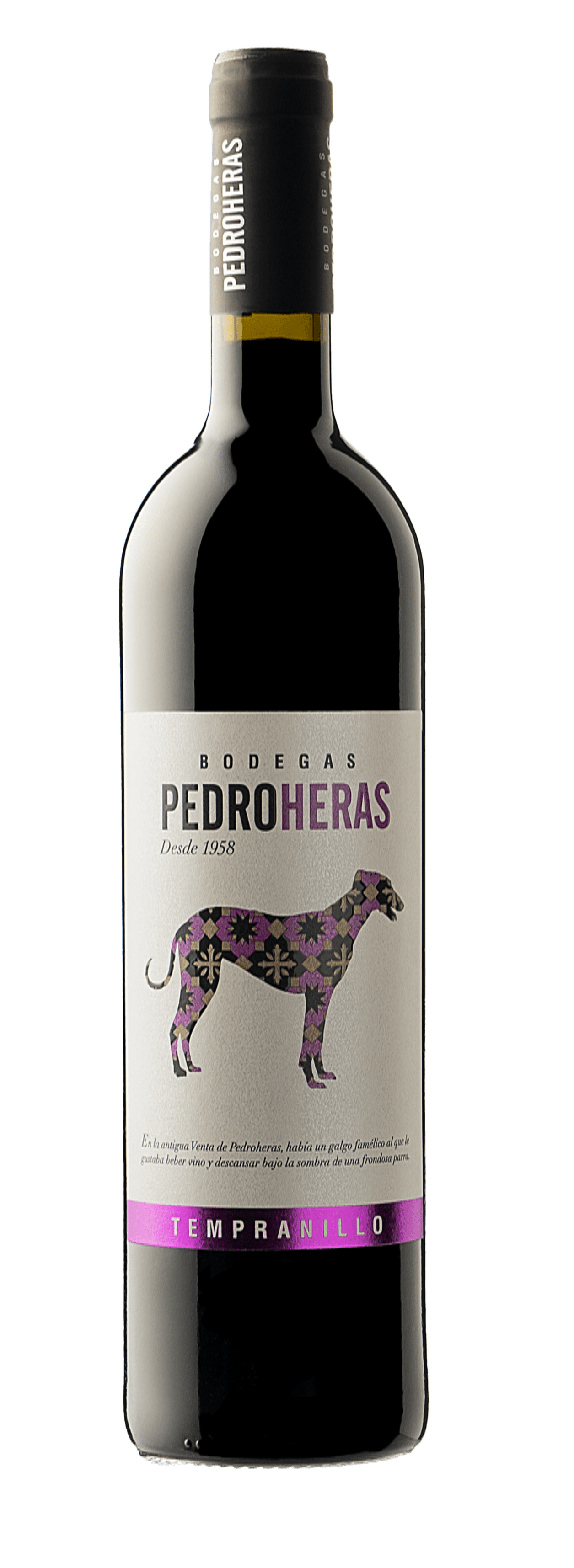 Botella Pedroheras Tempranillo
